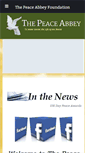 Mobile Screenshot of peaceabbey.org