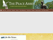 Tablet Screenshot of peaceabbey.org